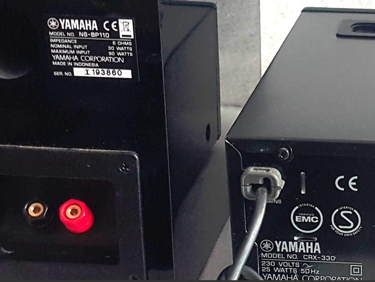 mini-sistem Hi-Fi YAMAHA cu stație de andocare iPod-USB+telefon Iphone