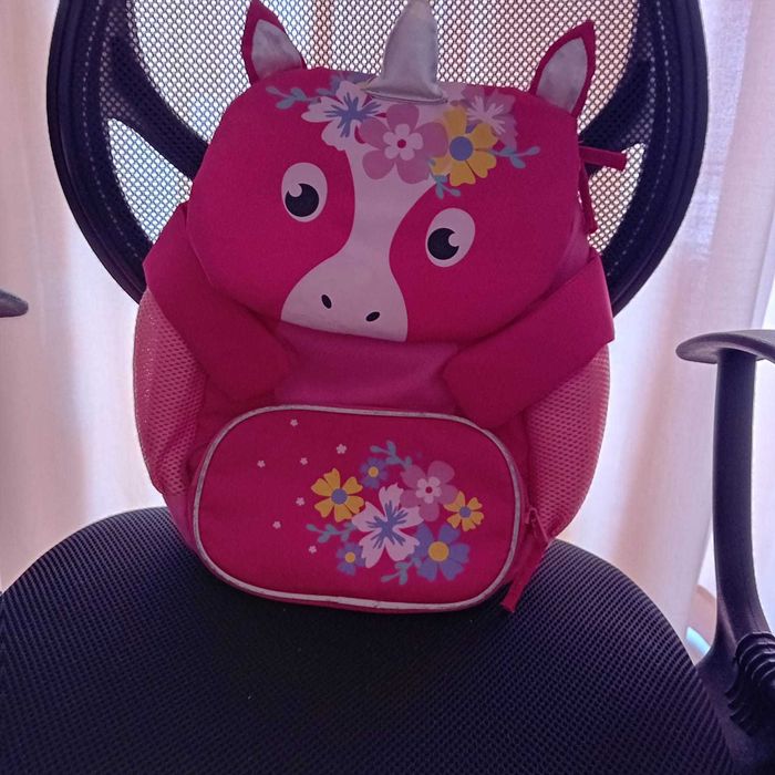 Rucsac gradinita model unicorn roz
