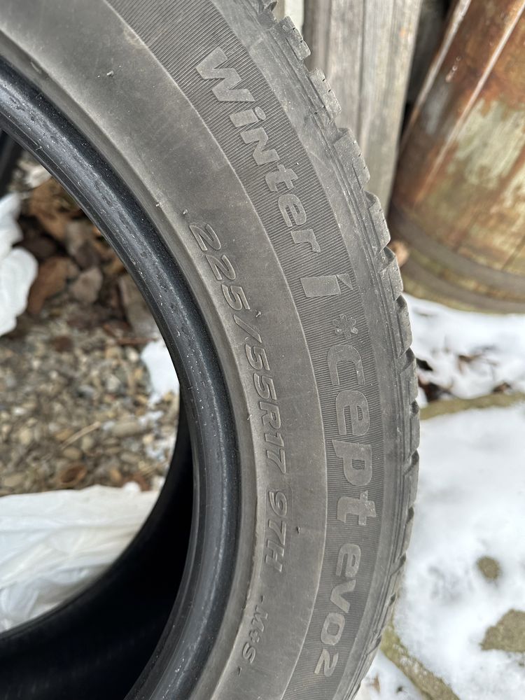 Anvelope Hankook winter evo 2 [noi] 225/55 R17