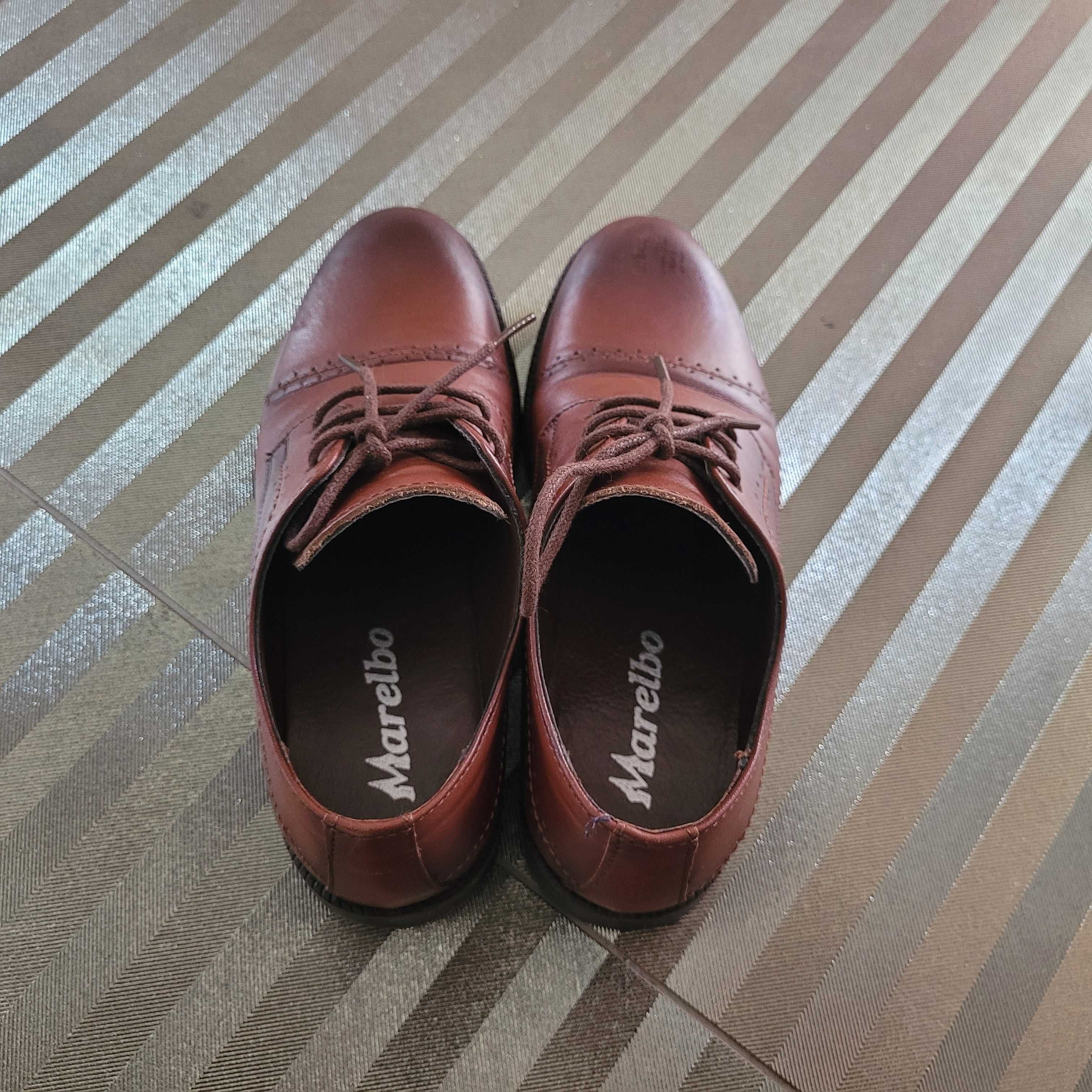 Pantofi piele maro 32