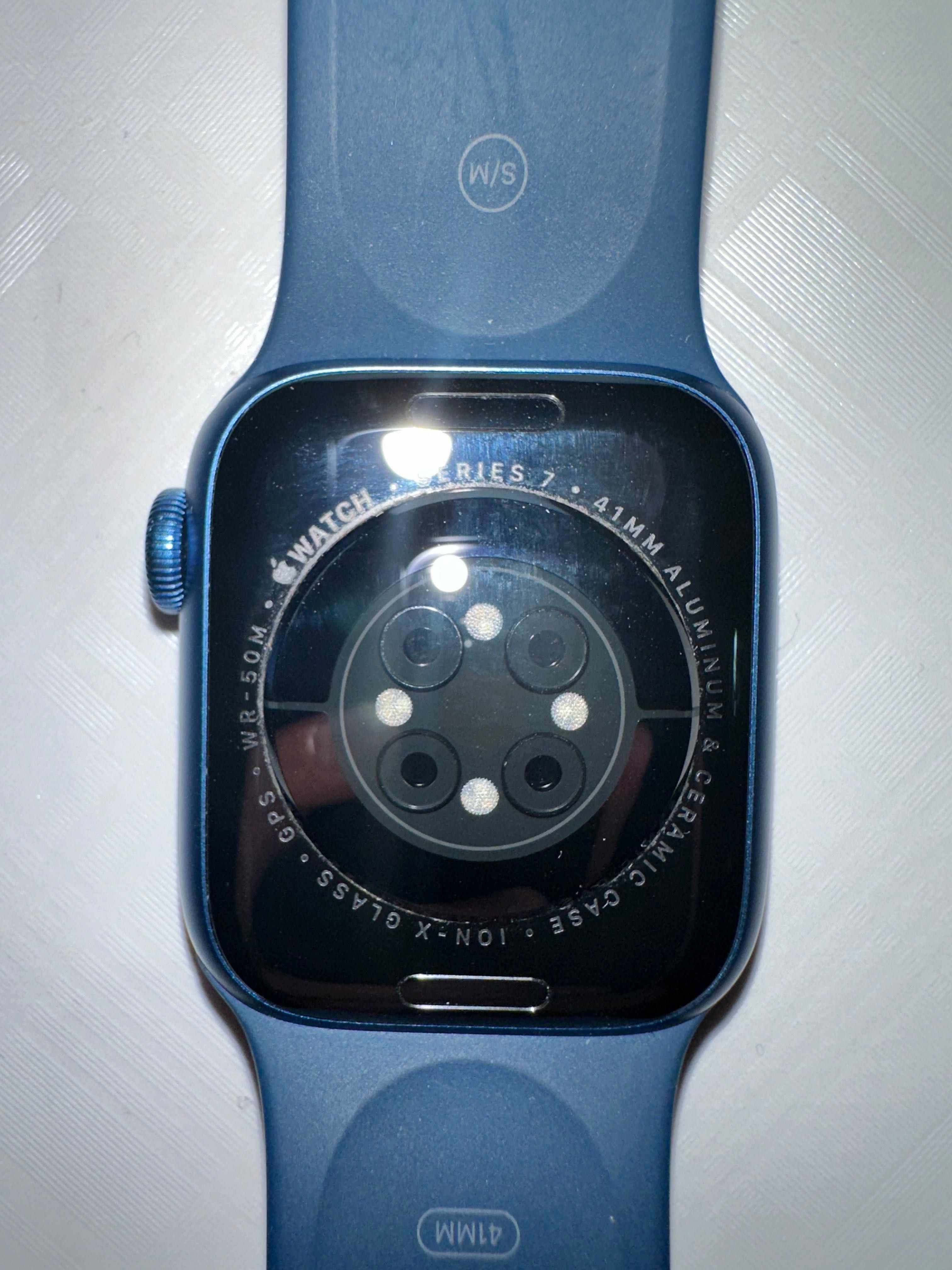 apple watch 7 41mm темно синий