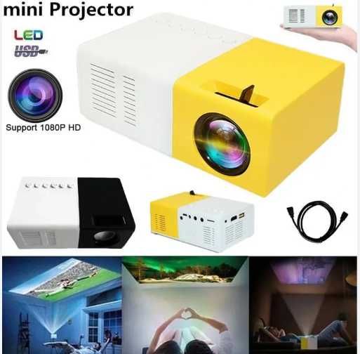 Нов YG300 LED видео 4 цвята проектор/Full HD/домашно кино/дистанцио