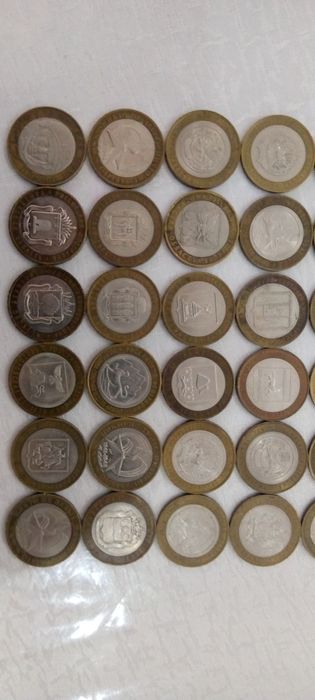 Монеты России биметалл