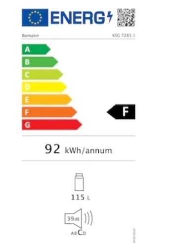 Frigider minibar BOMANN KSG 7283.1 sigilat