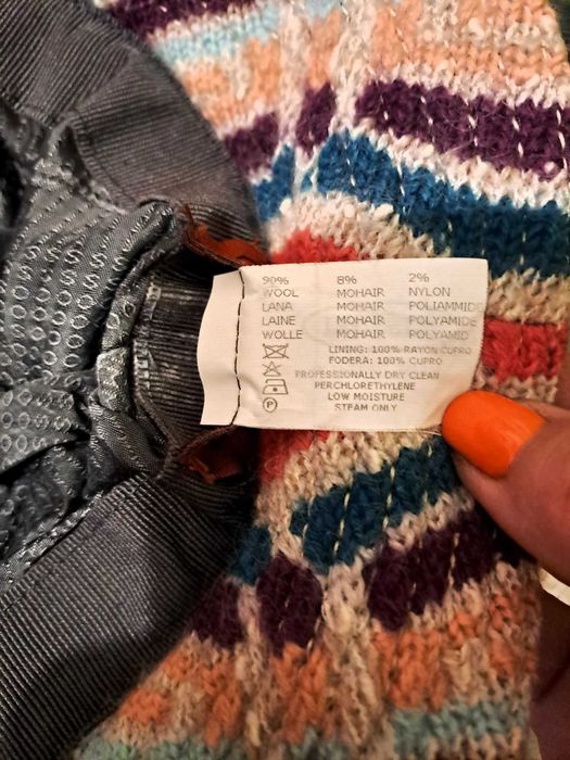Pălărie din 90% lână, 8% mohair și 2% nylon,mărimea L,Miissoni