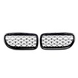 Grile capota BMW Seria 5 F10 F11 negru Diamond Style