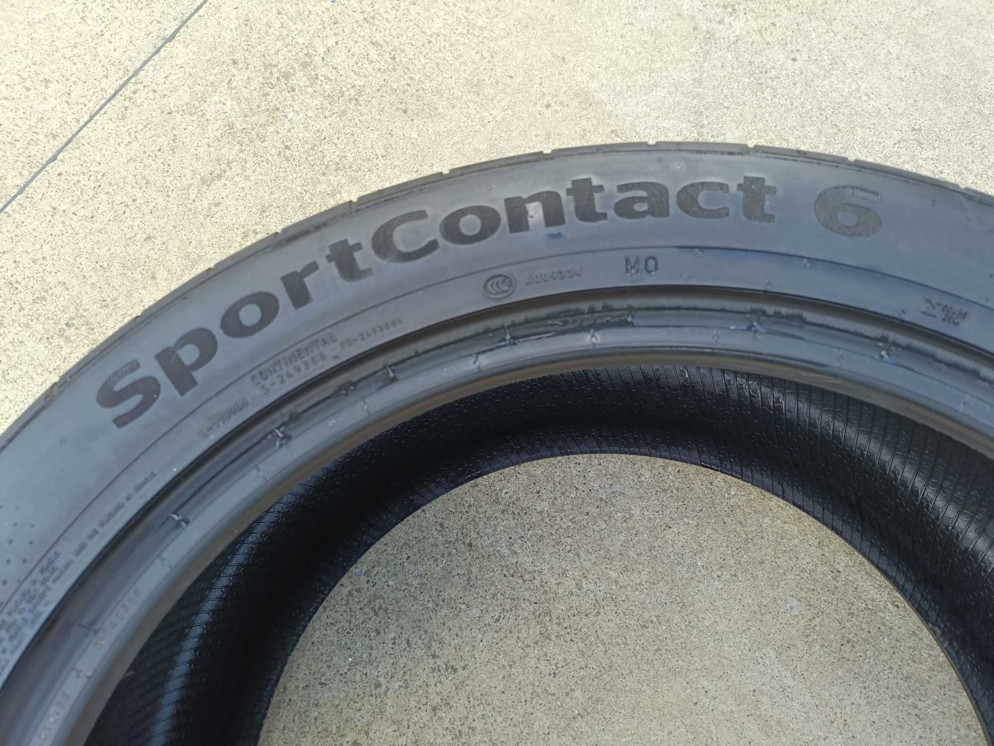 O anvelopa de vara 315 40 21 Continental SportContact 6 cu 7,8 mm 2024
