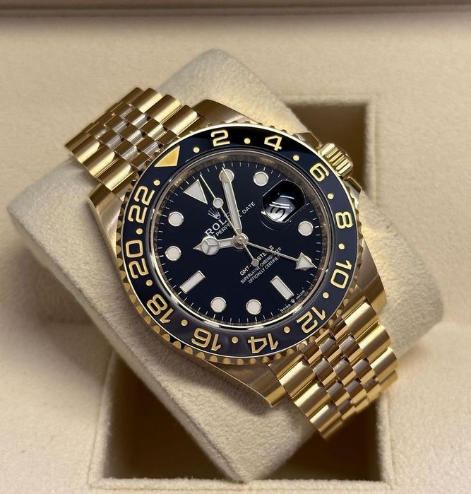 ceas rolex gmt - master ll black dial
