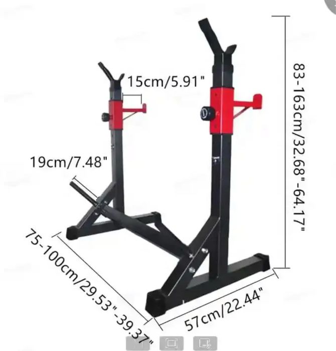 Станок для Жима Штанга Спортивные тренажеры Fitness Gear