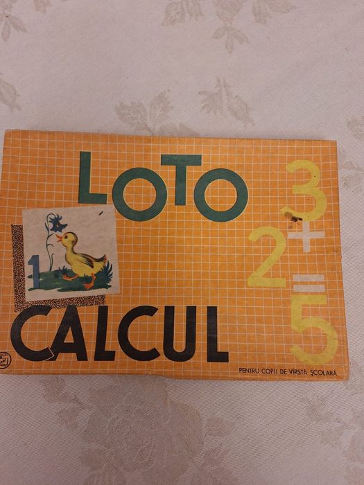 Joc Loto calcul + coperta joc Tenis și cartonase de la alt joc