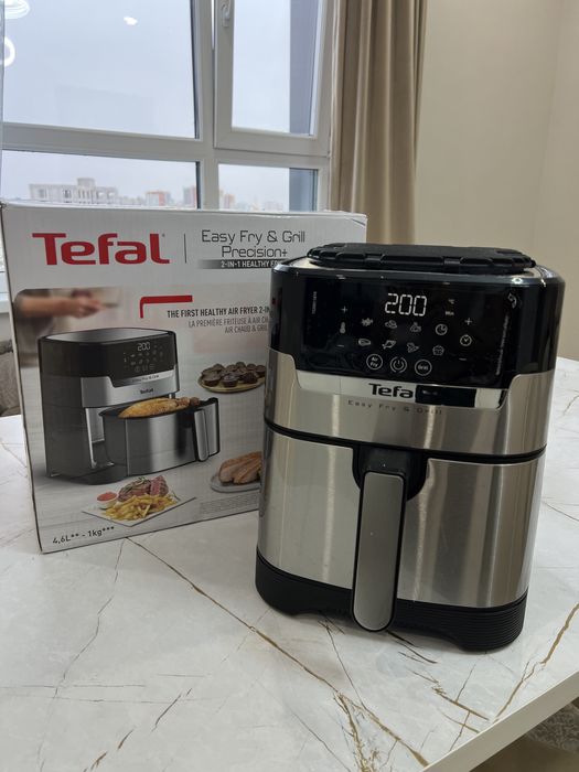 Новый аэрогриль Tefal Easy Fry & Grill Precision+ с чеком и гарантией