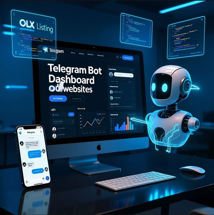 Telegram bot + Veb-sayt yasash | 7 kunda tayyor | 1.5 mln dan
