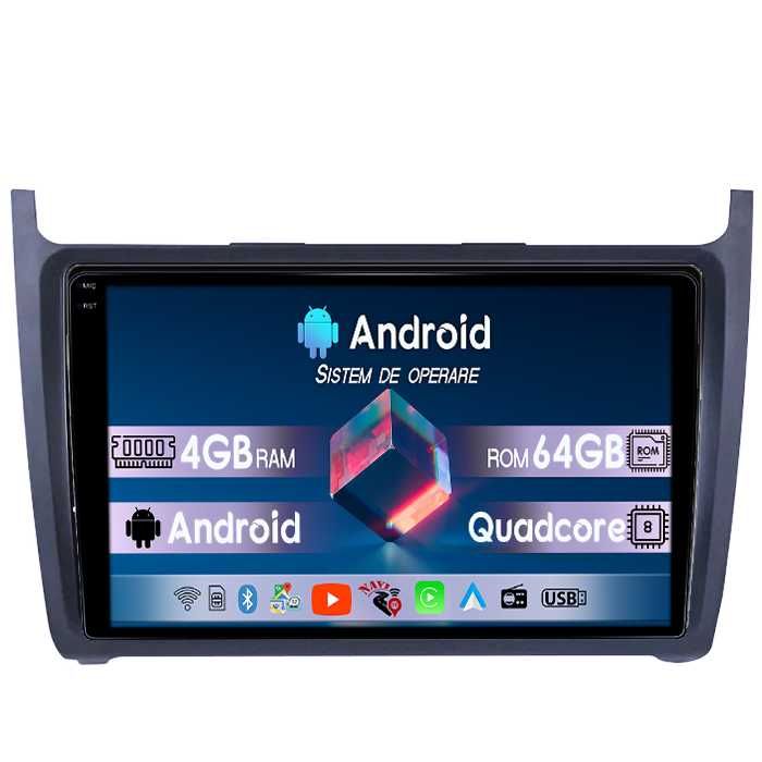 Navigatie VW Polo Golf Passat , Android 14, 9 INCH, 4GB RAM/64GB ROM