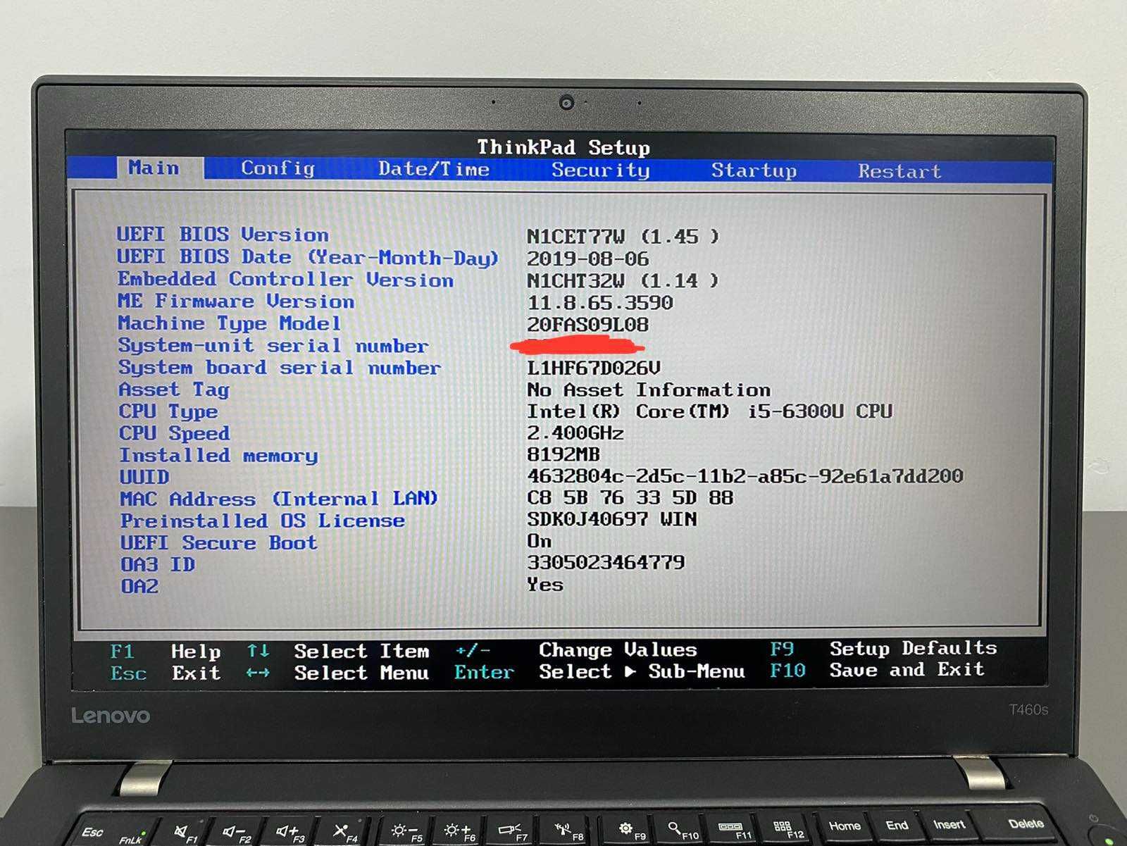Промоция+ГАРАНЦИЯ  Лаптоп Lenovo T460s/Intel Core i5/8GB RAM/256GB SSD
