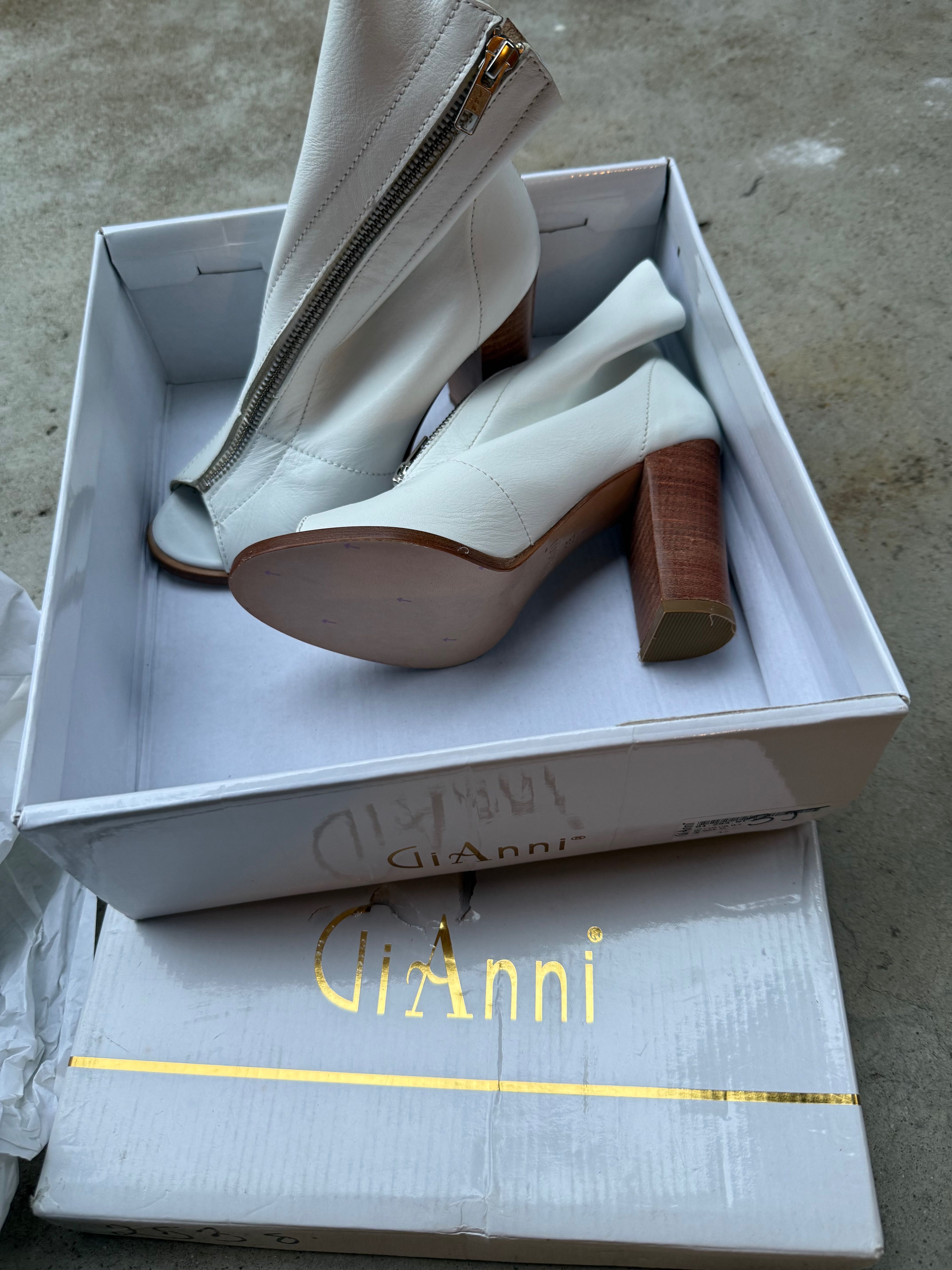 Обувки естествена кожа GiAnni НОВИ