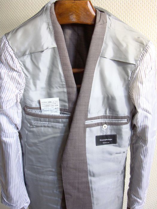 Sacou Ermenegildo Zegna Trofeo 600 - lana matase - 48 (2500USD nou)