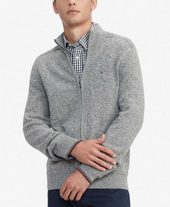 Pulover cu fermoar Tommy Hilfiger Richardson masura S M