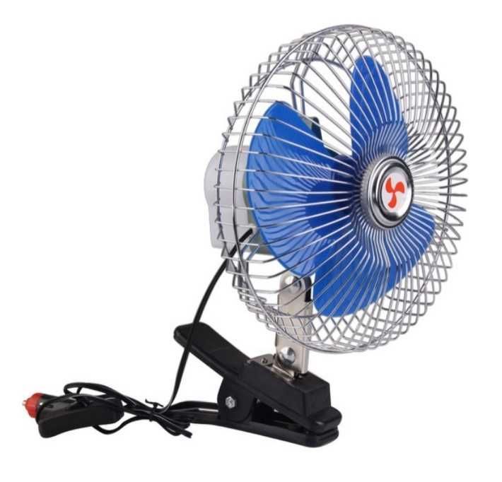Вентилатор с перка 6" за Автомобил / Камион 2913-1 с Щипка- 24V