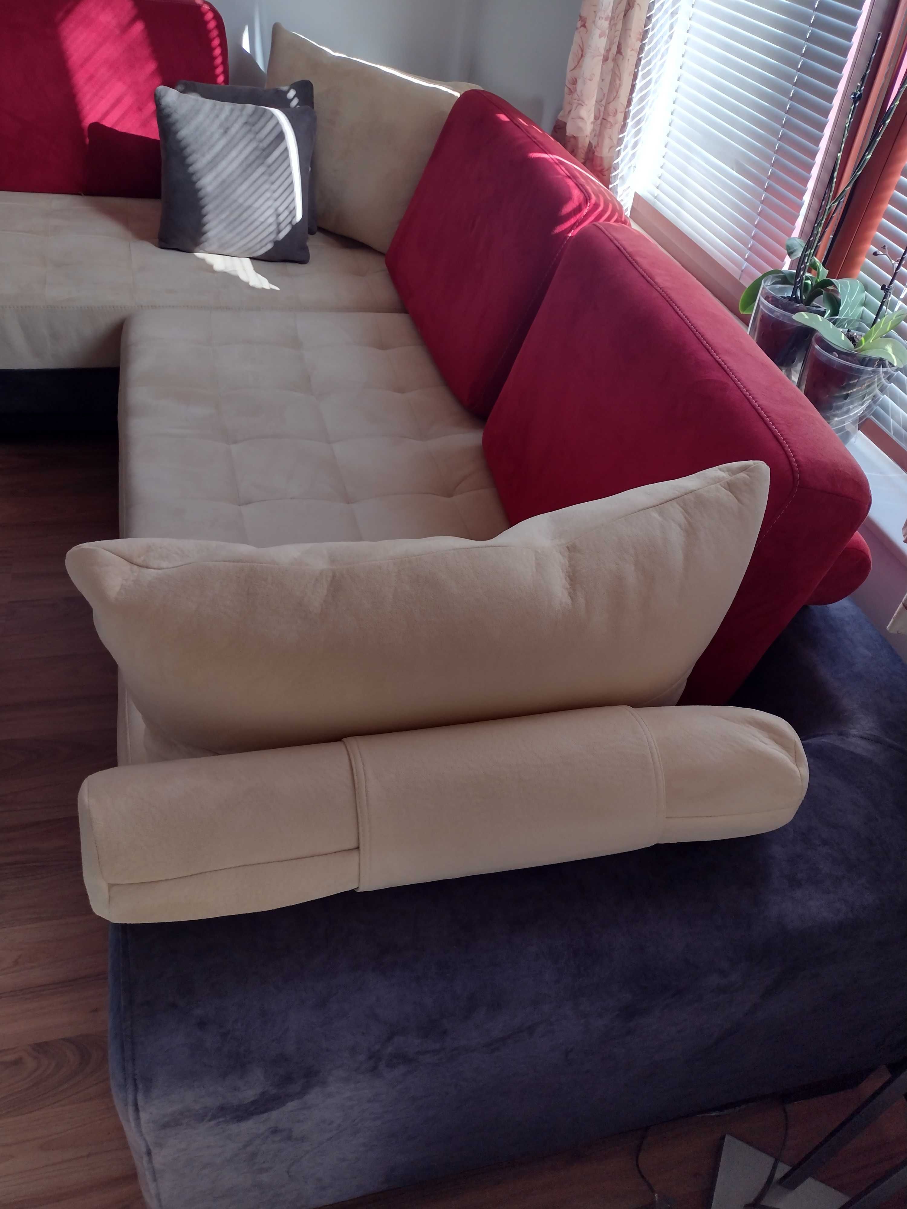 Продавам ъглов диван с лежанка Нани, площ спане  270х160 см.