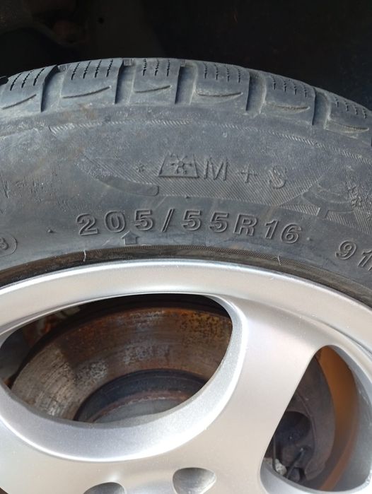 Vand Jante aliaj R 16  bune + cauciucuri  205/55