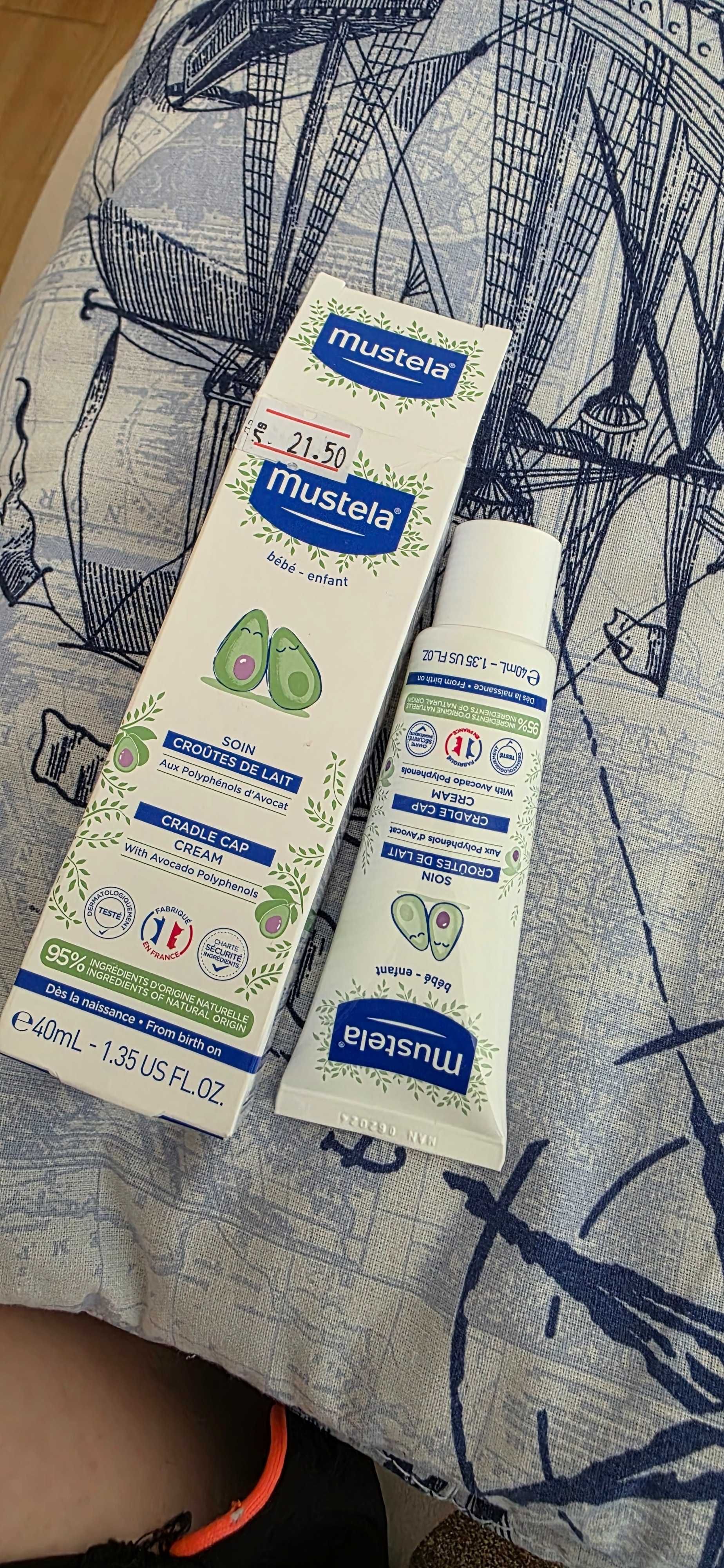 Mustela крем против крусти