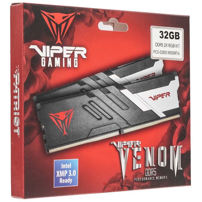 Оперативная память Patriot Viper Venom RGB 6600Mhz CL34 32 ГБ