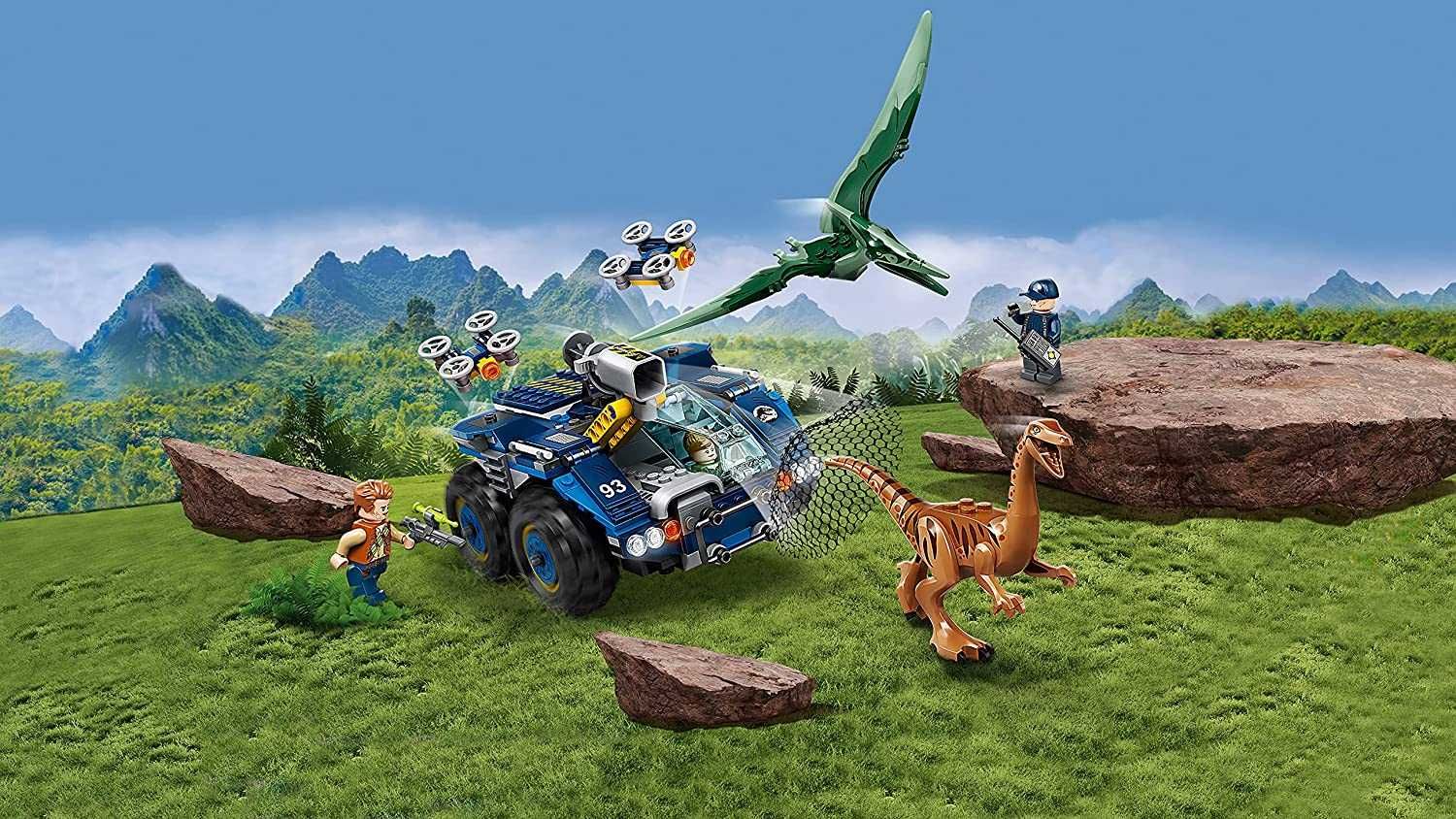 NOU TIP brand L Jurassic dinozaur Gallimimus Pteranodon​ 75940