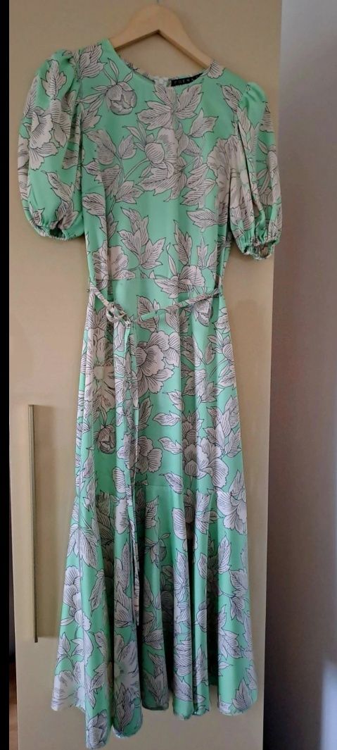 Rochie eleganta verde, model sirena, Poema, L