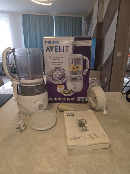 Уред за приготвяне на бебешки пюрета Philips Avenr