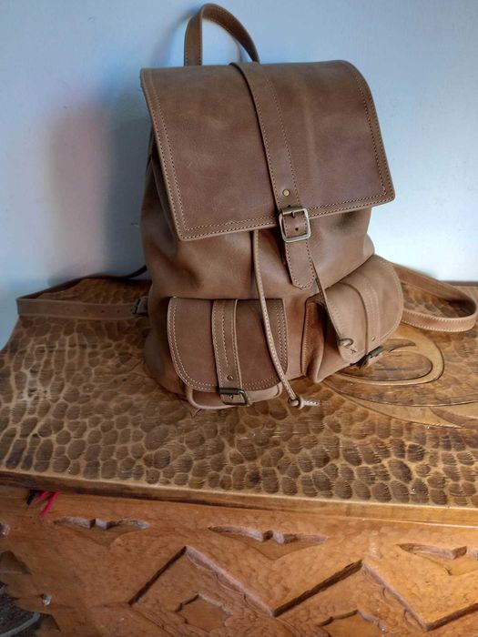 Rucsac din piele naturala