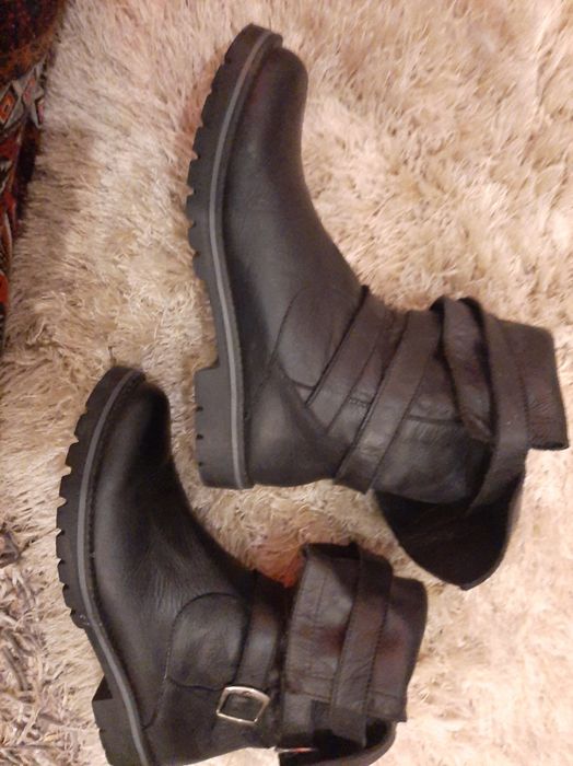 Cizme noi,  piele integral plus cadou