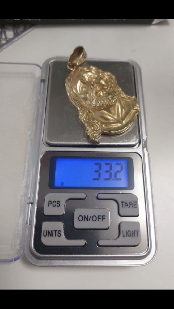 Pandant aur 14 k /Iisus