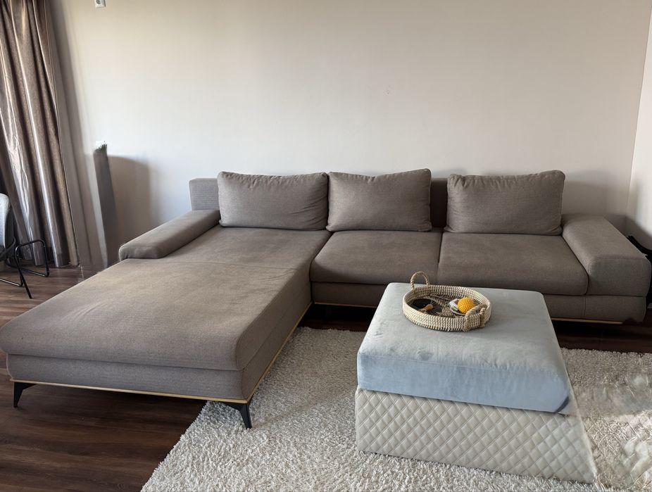 Manila corner sofa/ Ъглов диван на крачета 315/212/87