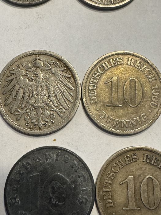 Vand lot monede vechi imperiul german