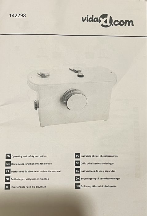 Pompa WC cu tocător, evacuare verticală 7m, 600W, 140l/minur