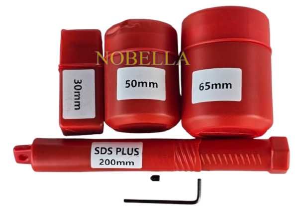 КОМПЛЕКТ универсални видиеви БОРКОРОНИ Ø 30, 50 и 65 мм.