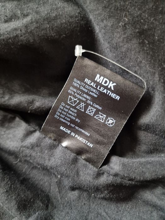 Страхотно дамско кожено  яке MDK  размер 38 , естествена кожа