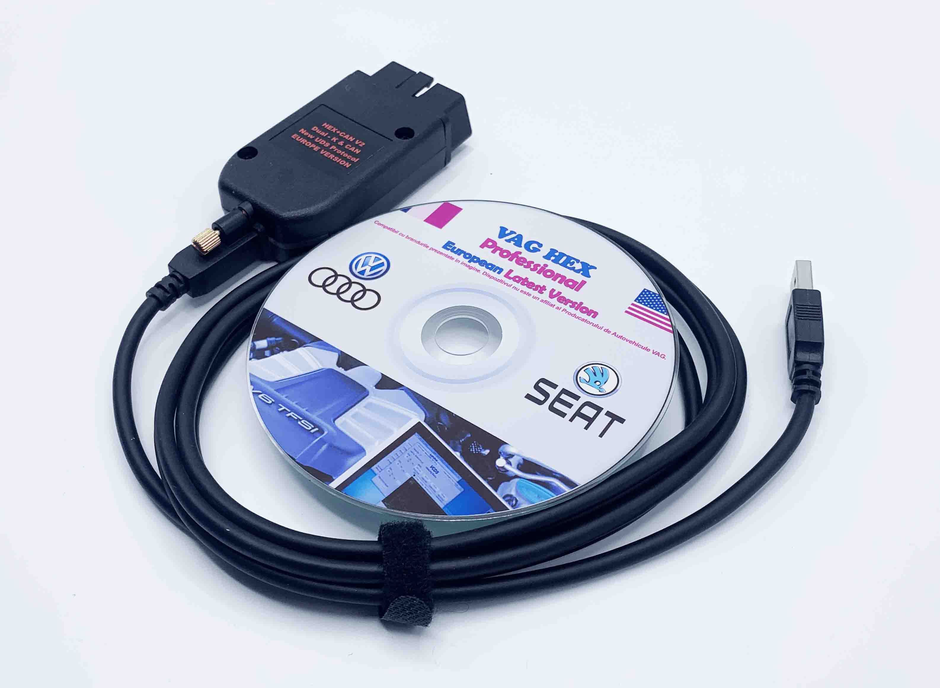 Tester Diagnoza Auto VCDS 25.3.1 HEXCAN V2 Ro/En Premium Garantie 1 AN