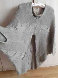 Cardigan tricotat asimetric
