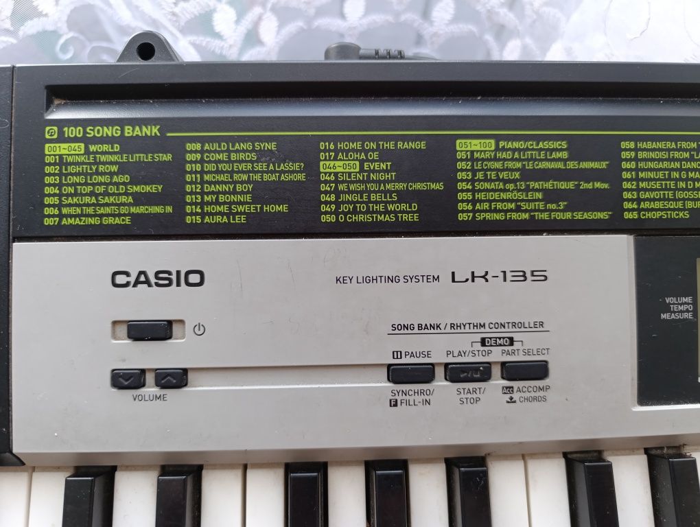 Синтезатор casio lk135