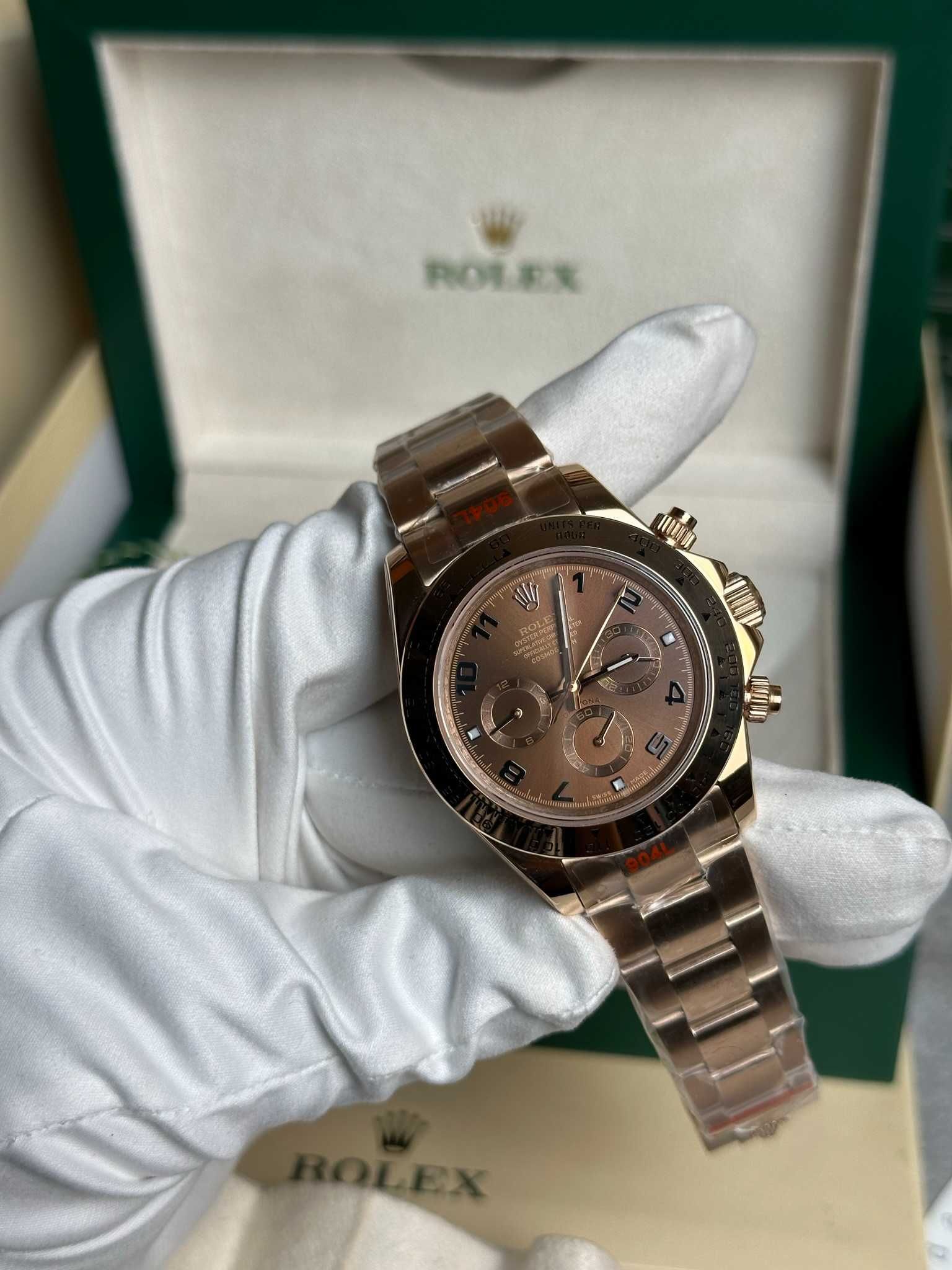 Rolex Daytona Full Rose Chocolate Brown 116505 Arabic Numerals