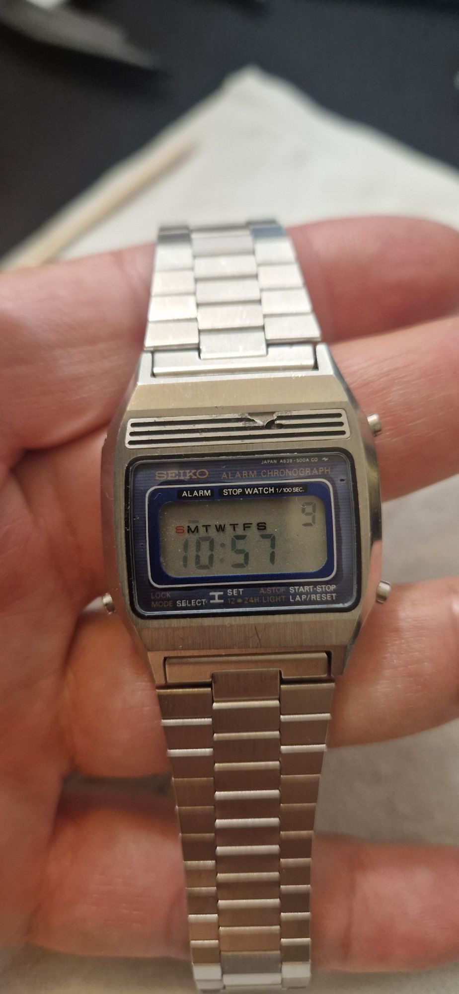 Seiko vintage digital de vanzare.