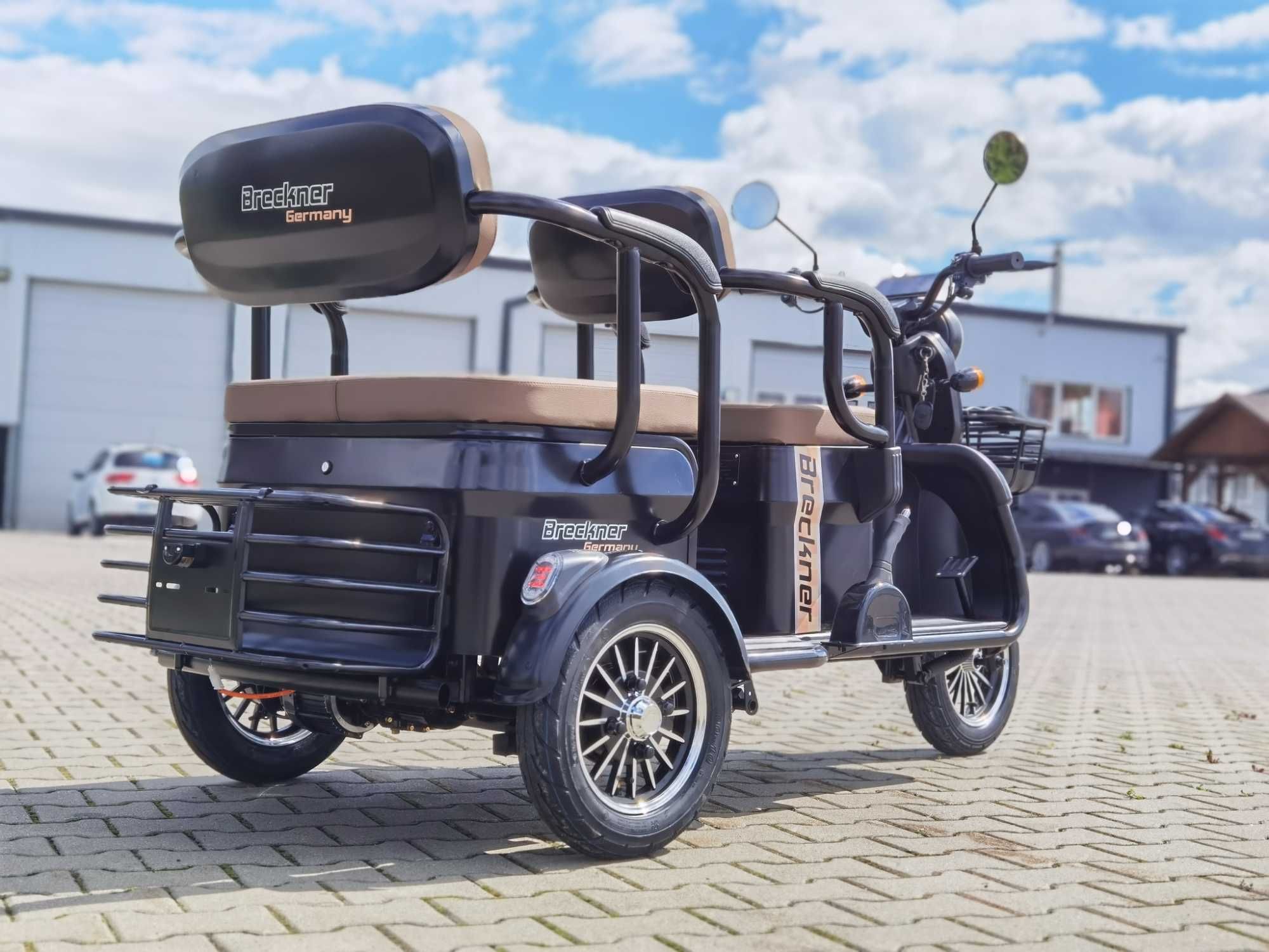 Triciclu electric tuk tuk electric Breckner Germany-TRAVEL-nou Agramix