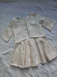 Нарядный сарафан платье с болеро для девочки 1-1,5 годика