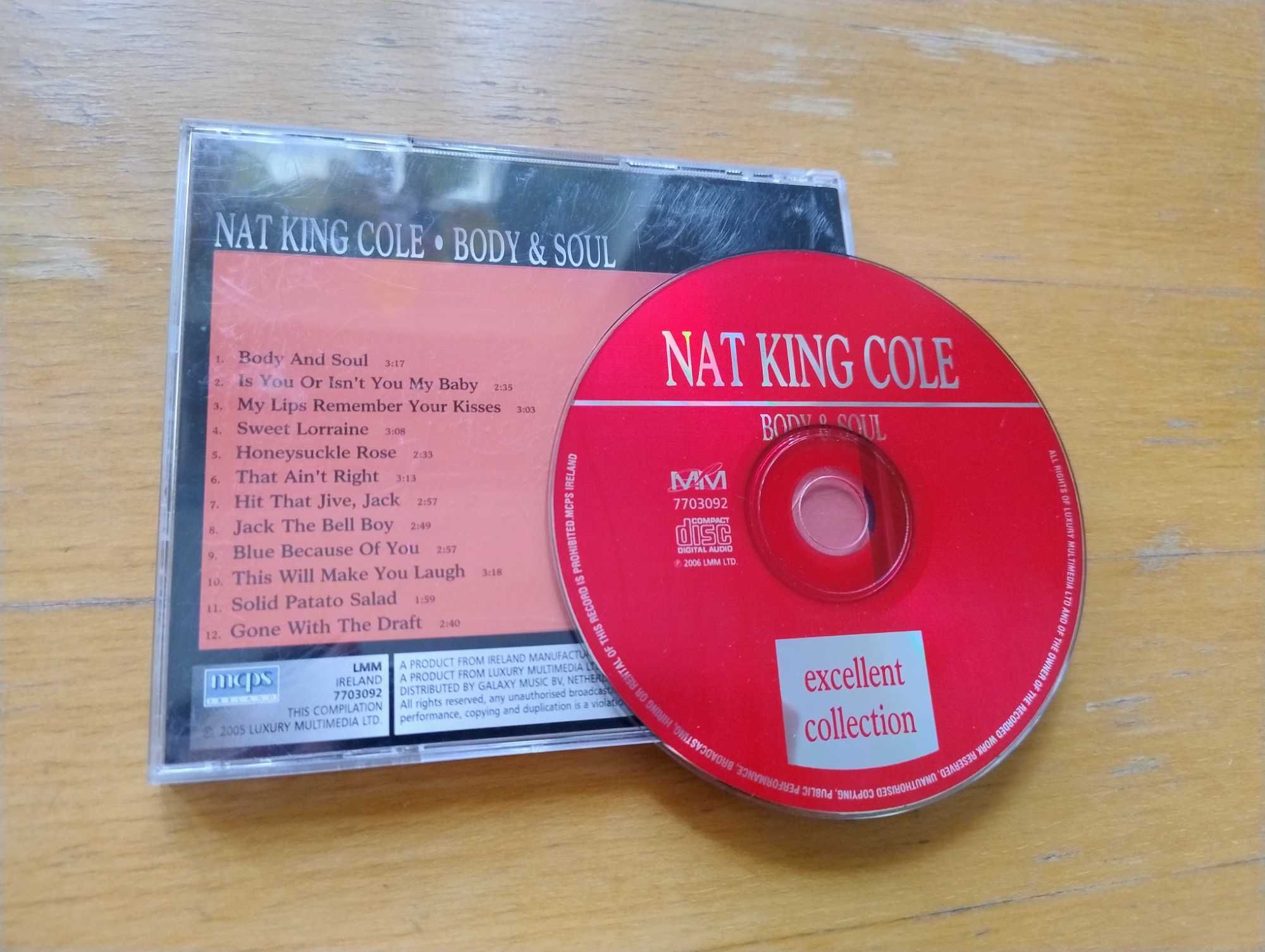 CD Nat King Cole "Body & Soul" - greatest hits - jazz