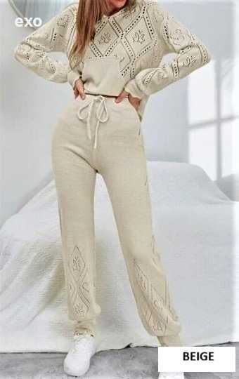 Есенен комплект с панталон, Комплект с панталон, Пуловер с панталон