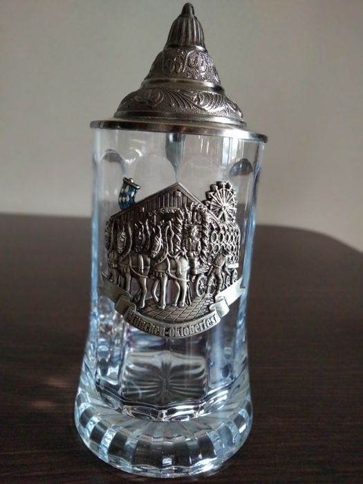 Halbă bere, ornament zinc