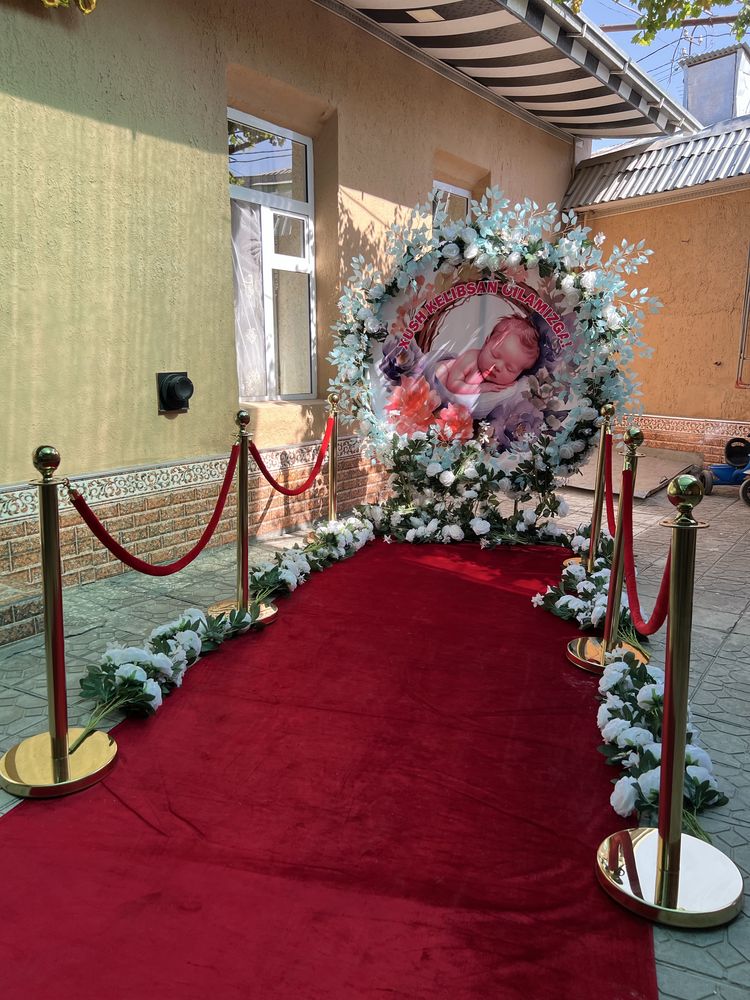 Afarmleniya sahna bezaklari xizmati to'y va yaxshi kunlar uchun