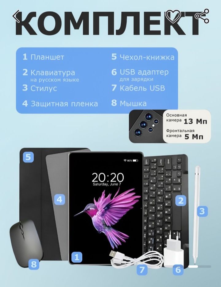 Planshet smart tablet ozct s25 ultra pro
