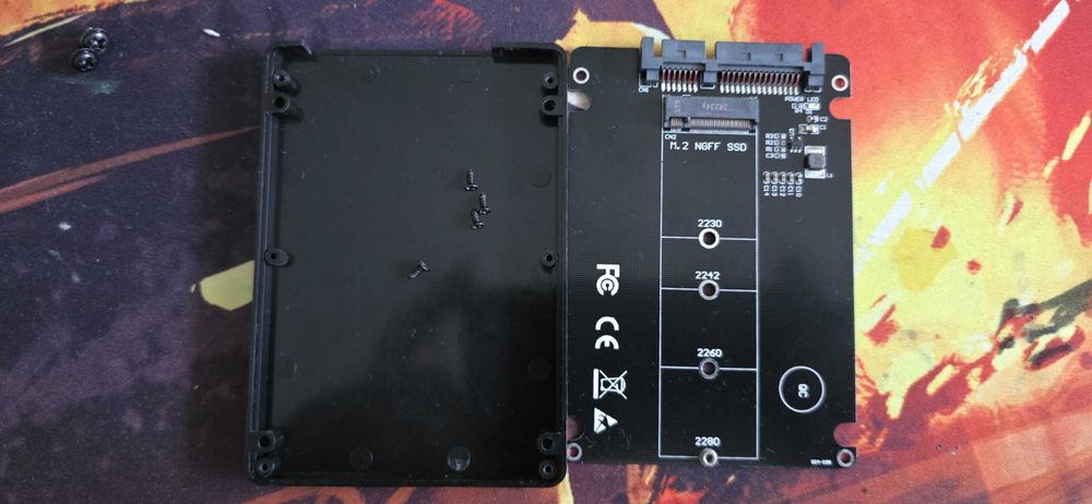 Adaptor M2 SATA NGFF la SSD 2.5